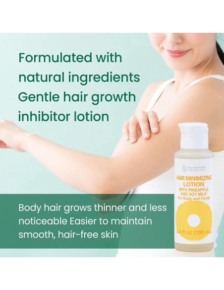 Crema Depilatoria 230g y Loción Inhibidora 100mL Suzuki