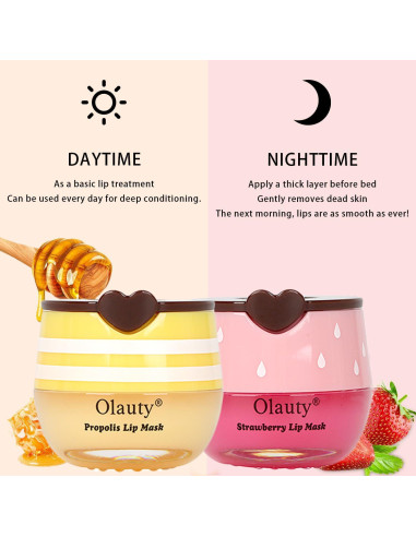 8 PCS Balsamo Labial Hidratante Miniling - Propoleo y Frutas