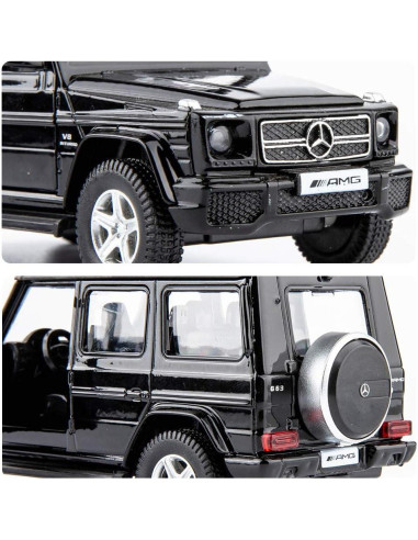 Coche de Juguete G63 Mercedes-Benz 1:36 Retroceso Negro