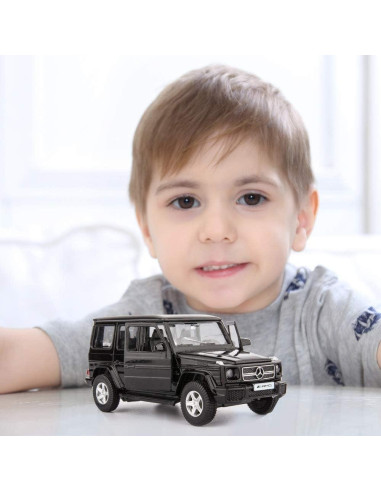 Coche de Juguete G63 Mercedes-Benz 1:36 Retroceso Negro