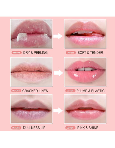 8 PCS Balsamo Labial Hidratante Miniling - Propoleo y Frutas