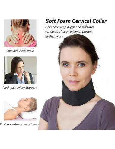Collar Cervical Cozyhealth Ajustable para Alivio de Dolor - M