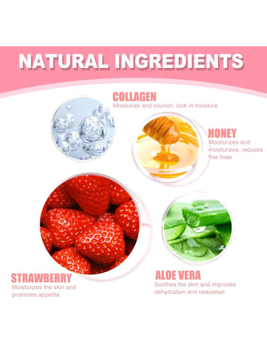 8 PCS Balsamo Labial Hidratante Miniling - Propoleo y Frutas