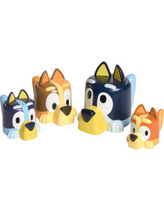 Juguetes de baño TOMY Toomies Bluey - Vertedores 4 unidades 2