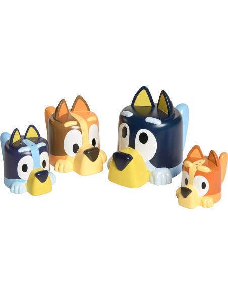 Juguetes de baño TOMY Toomies Bluey - Vertedores 4 unidades Juguetes de baño TOMY Toomies Bluey - Vertedores 4 unidades