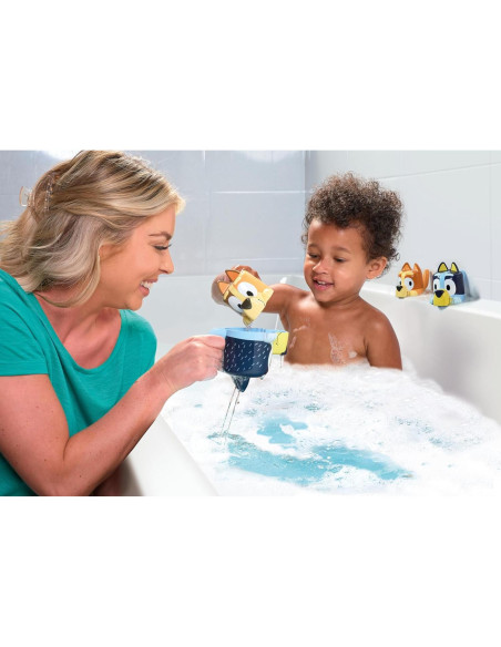 Juguetes de baño TOMY Toomies Bluey - Vertedores 4 unidades Juguetes de baño TOMY Toomies Bluey - Vertedores 4 unidades