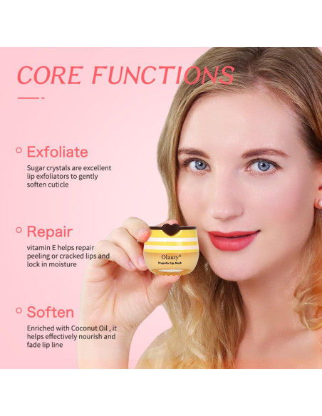 8 PCS Balsamo Labial Hidratante Miniling - Propoleo y Frutas