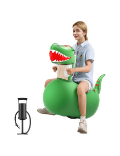 Saltarín Dinosaurio QPAU 100kg - Juguete Inflable para Niños 5+
