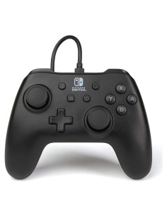 Controlador con cable PowerA para Nintendo Switch - Negro, 3m USB