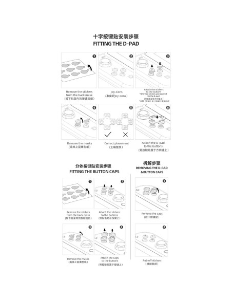 Reemplazo Agarre de Pulgar Silicona VERENIX para Nintendo Switch Lite