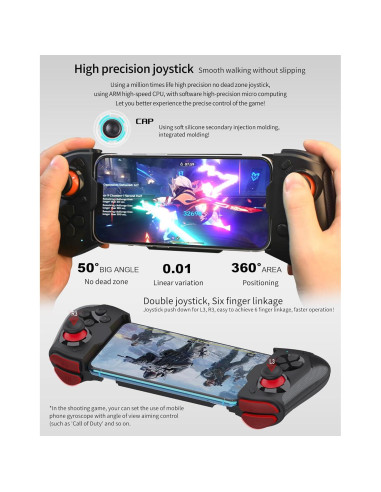 Controlador de Juego Móvil Joso JS-1 para iPhone y Android