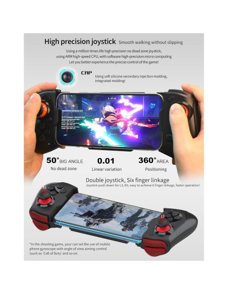 Controlador de Juego Móvil Joso JS-1 para iPhone y Android