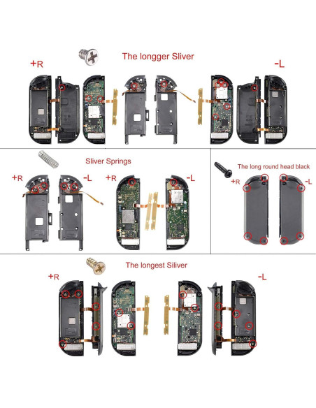 Carcasa de Reemplazo Joycon eXtremeRate Rosa Cereza para Nintendo Switch Carcasa de Reemplazo Joycon eXtremeRate Rosa Cereza para Nintendo Switch