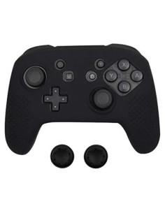 Funda de Silicona Suave para Controlador Pro Nintendo Switch - Negro