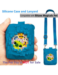 Funda de Silicona JCHPINE para Bitzee Magicals Azul 2