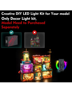 Kit de Luz LED LocoLee para LEGO Casa Madrigal 43245 2