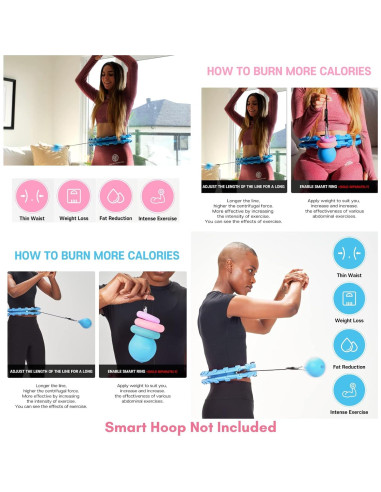 Anillo de Ejercicio Inteligente VARIACIONES ROSADAS - Fitness y Rehabilitación