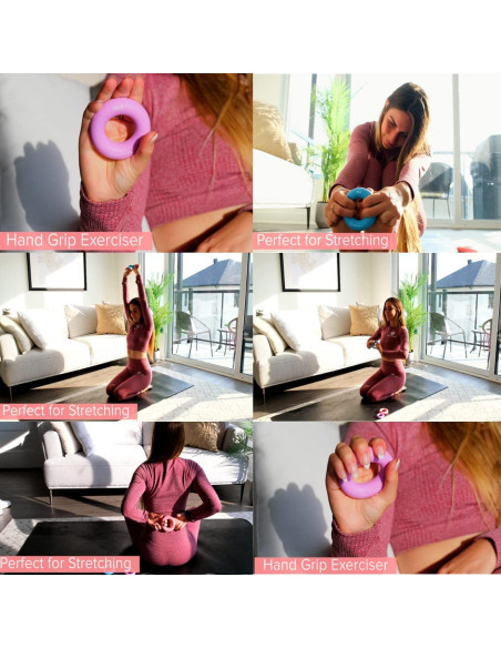 Anillo de Ejercicio Inteligente VARIACIONES ROSADAS - Fitness y Rehabilitación Anillo de Ejercicio Inteligente VARIACIONES ROSADAS - Fitness y Rehabilitación