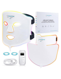 Máscara LED de Terapia de Luz Nourished Bodynskin NBS-5 228 LEDs