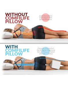 Almohada para Rodillas ComfiLife Espuma Viscoelástica 20cm 2