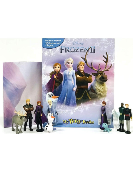 Disney Frozen 2 My Busy Books - Storybook, 10 figurines, playmat Disney Frozen 2 My Busy Books - Storybook, 10 figurines, playmat