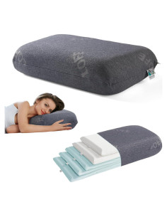 Almohada Ajustable Espuma Memoria LOFE 60x36 cm Alivio Cuello