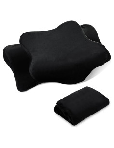 Funda de Almohada Cervical Hahafelt Negra Tamaño Queen