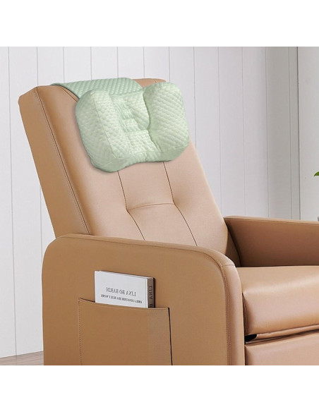 Almohada para Cuello MABOZOO Reclinable Verde 20x35cm