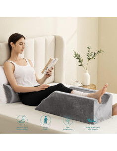 Almohada de Elevación UBBCARE para Pierna 25.5x9.4x7.5 cm 2