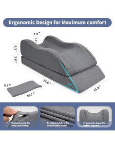 Almohada Elevadora de Piernas Itcozy LP4 Espuma Viscoelástica 2