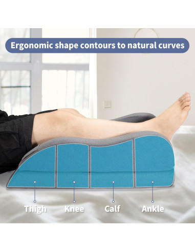 Almohada Elevadora de Piernas Itcozy LP4 Espuma Viscoelástica