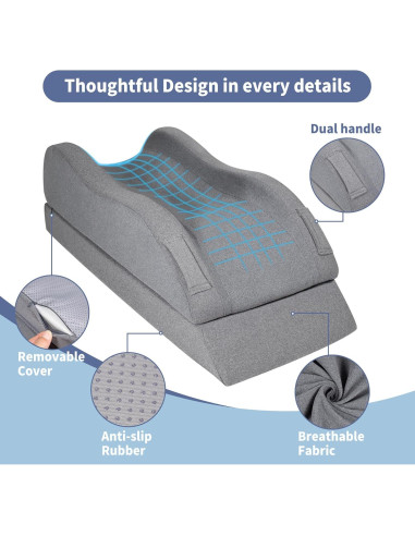 Almohada Elevadora de Piernas Itcozy LP4 Espuma Viscoelástica