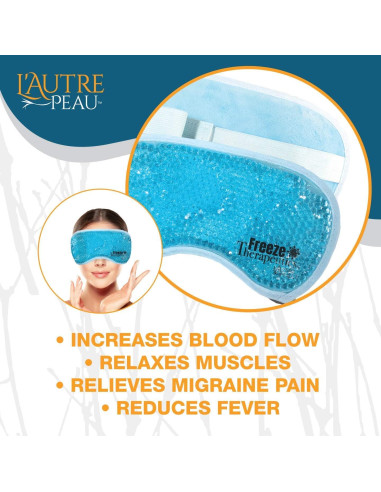 Compresa de Gel Térmico/Frío L'AUTRE PEAU Azul 28.6x13.5cm