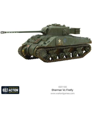 Miniatura Warlord Sherman Firefly Vc 1:56 Sin Pintar
