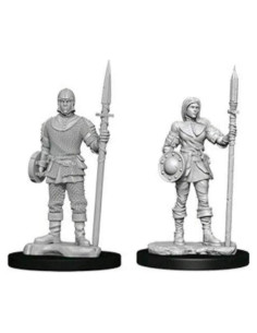 Miniaturas Sin Pintar WizKids Deep Cuts Ola 10 Guardias
