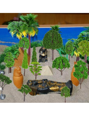 30 Árboles de Modelo Mixto Lee-buty 4-20 cm Decoración