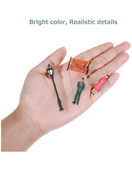 Kit de Escenografía de Modelo QuarenDen 47 Piezas Colorido Kit de Escenografía de Modelo QuarenDen 47 Piezas Colorido