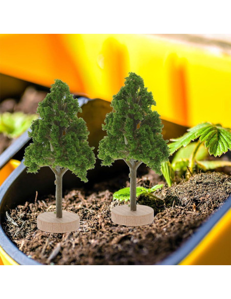 Cabilock 6 Árboles Miniatura para Dioramas Paisajismo