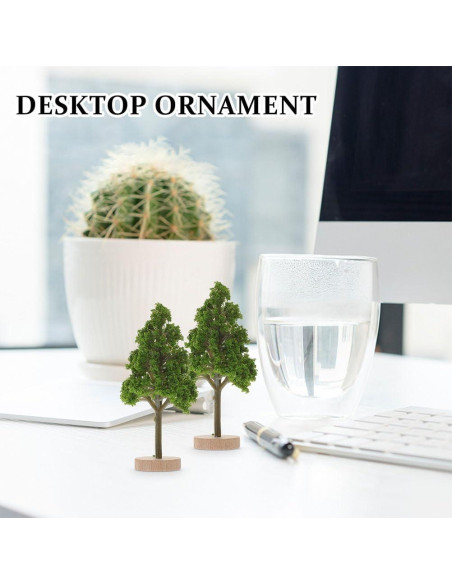 Cabilock 6 Árboles Miniatura para Dioramas Paisajismo