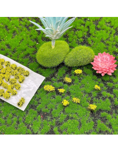 Mezcla de Flores Estáticas Miniatura Attuslla 53 PCS 2