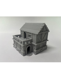 Edificios Miniatura Hautico para Juegos de Guerra RPG 18mm 2
