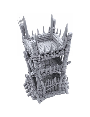 Torre Tribal EnderToys Escenografía 3D para RPG 28mm