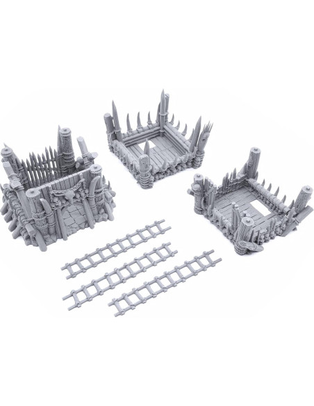 Torre Tribal EnderToys Escenografía 3D para RPG 28mm
