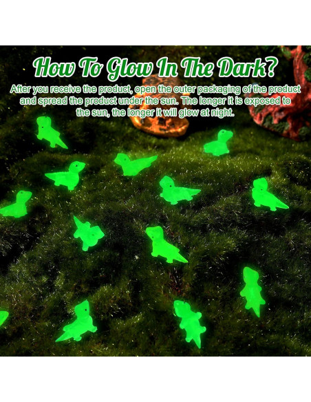 120 Mini Figuras de Lagarto Luminosa GGSTDDUP - Resina 1.5 cm