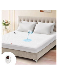 Protector de Colchón Calentado Bwarm Individual Impermeable