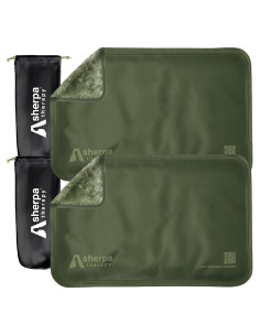 Paquete de Hielo de Gel Flexible Sherpa 30x20 cm 2P - Verde