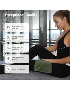 Paquete de Hielo de Gel Flexible Sherpa 30x20 cm 2P - Verde 2