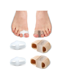 4 Piezas Separadores de Dedos BLATOWN Corrector Juanetes