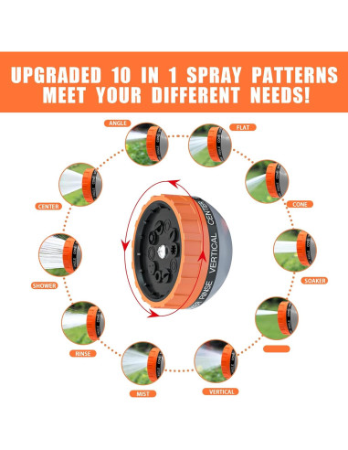 Accesorio de Ducha para Perros AYBBSHOW con Boquilla y Jabón