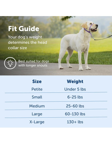 Collar de Cabeza PetSafe Gentle Leader Grande Plata